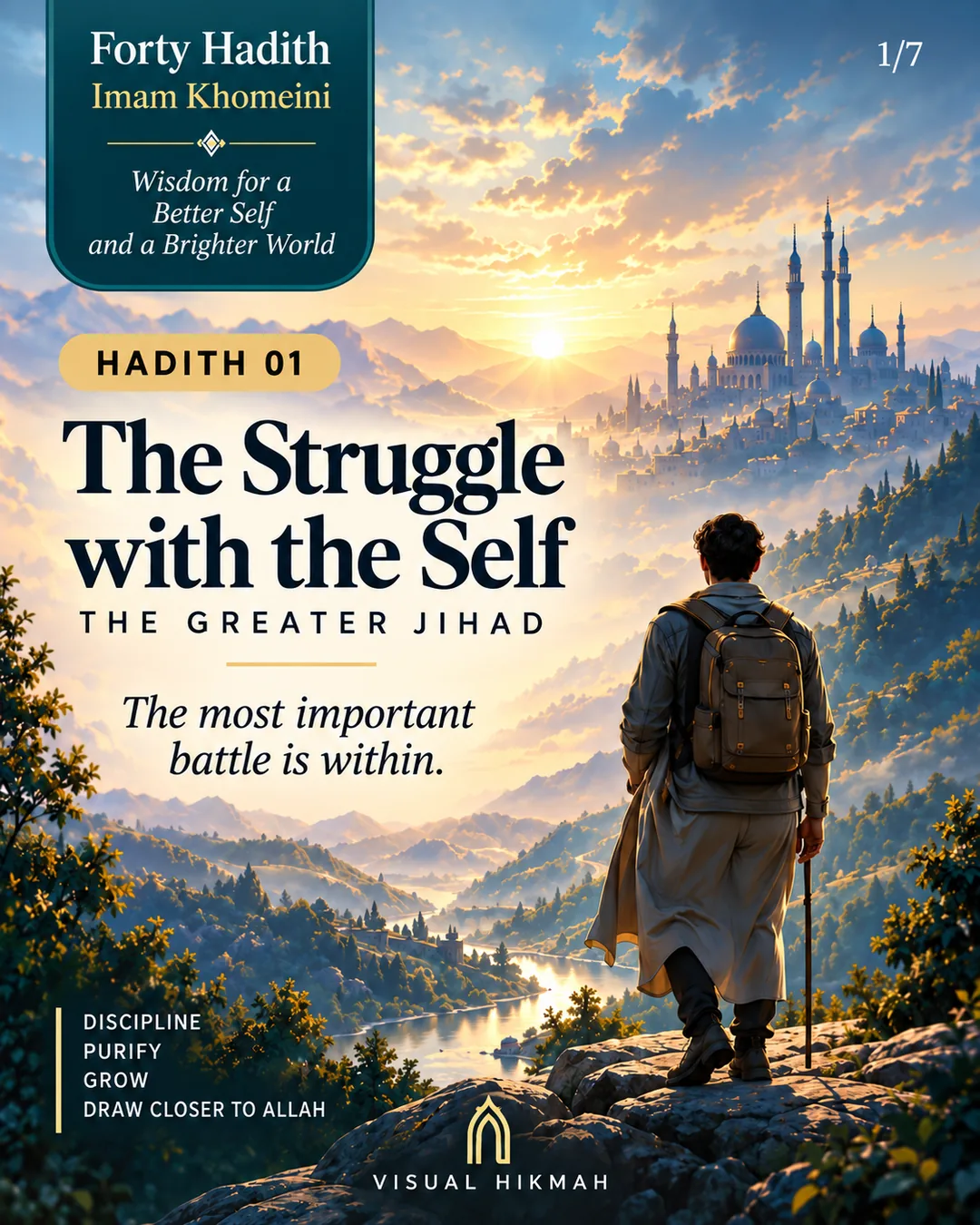 Cover for Hadith 01, the Greater Struggle